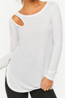 Active Cutout Long-Sleeve Top