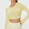 Active Cutout-Back Crop Top