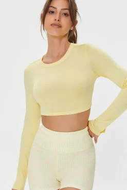 Active Cutout-Back Crop Top