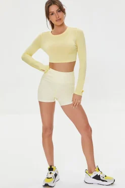 Active Cutout-Back Crop Top