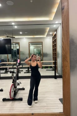 Active Flare-Leg Cami Jumpsuit