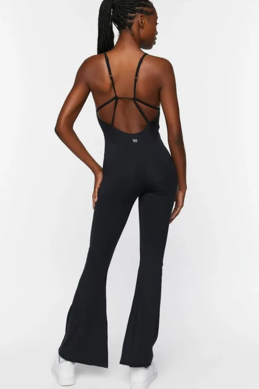Active Flare-Leg Cami Jumpsuit