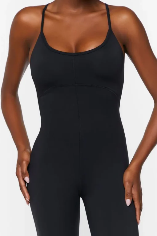 Active Flare-Leg Cami Jumpsuit