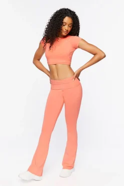 Active Foldover Flare Leggings
