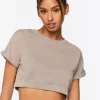 Active French Terry Crop Top
