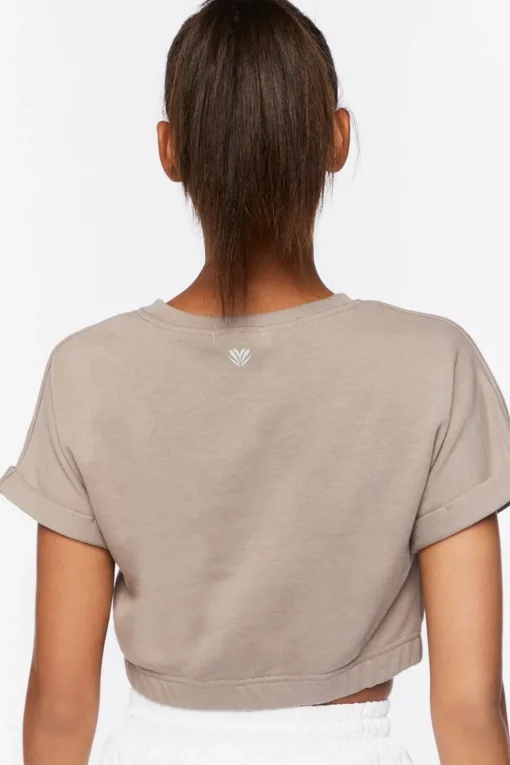 Active French Terry Crop Top