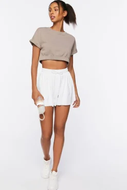 Active French Terry Crop Top