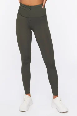 Active Front-Zip Leggings