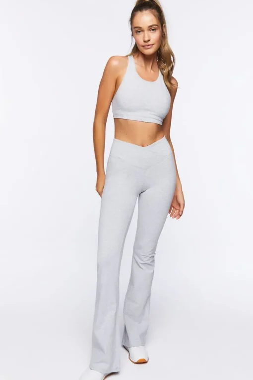 Active Heathered Flare Leggings