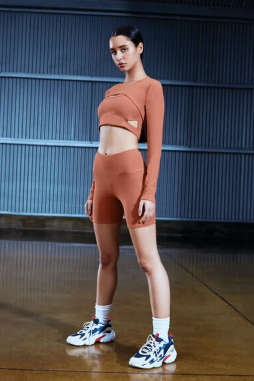 Active High-Rise Biker Shorts