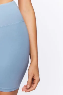 Active High-Rise Biker Shorts
