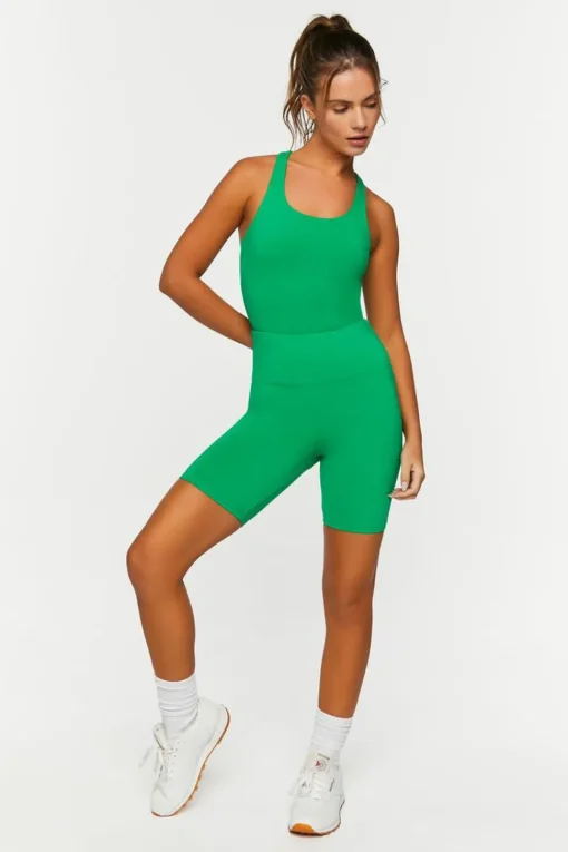 Active High-Rise Biker Shorts