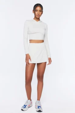 Active Hooded Crop Top