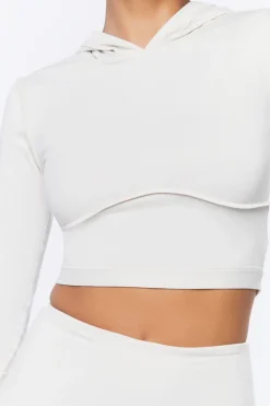 Active Hooded Crop Top