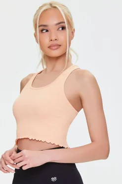 Active Lettuce-Edge Crop Top