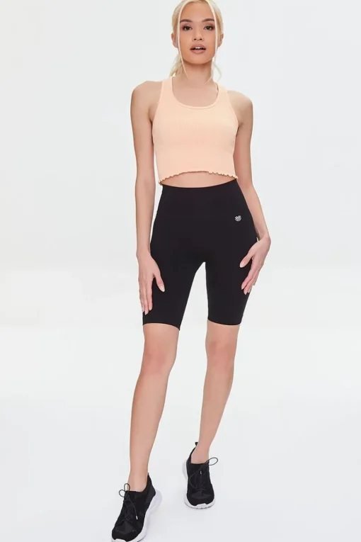 Active Lettuce-Edge Crop Top