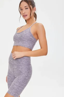 Active Marled Biker Shorts