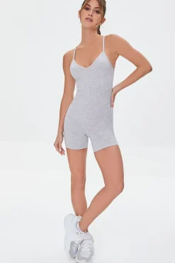 Active Marled Cami Romper