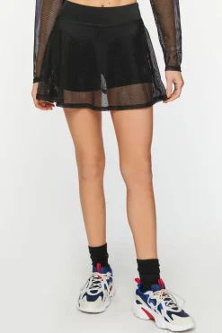 Active Mesh Netted Skort