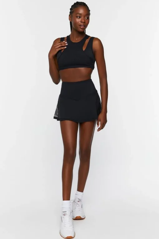 Active Mesh-Panel Skort