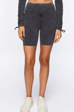 Active Mineral Wash Biker Shorts