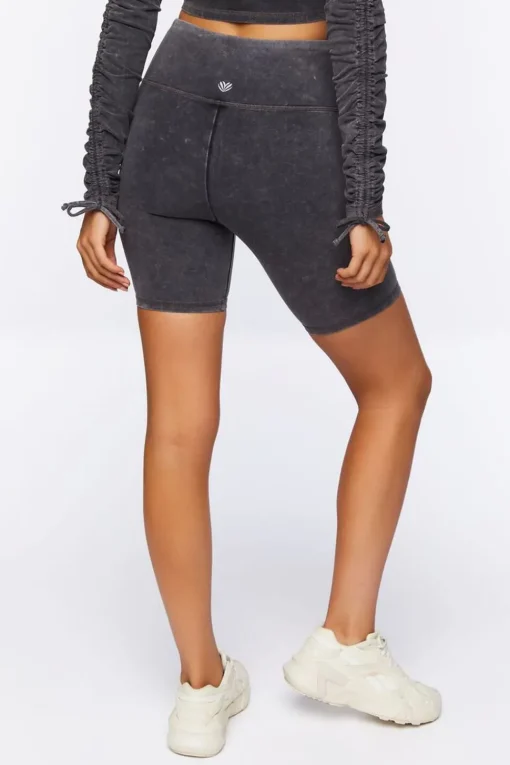 Active Mineral Wash Biker Shorts