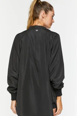 Active Oversized Dolphin-Hem Jacket
