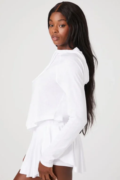 Active Raglan Hooded Top