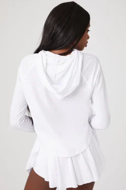 Active Raglan Hooded Top