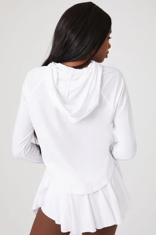 Active Raglan Hooded Top