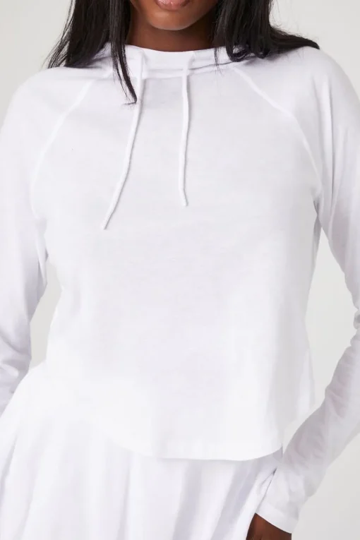 Active Raglan Hooded Top