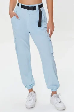 Active Release-Buckle Belted Joggers