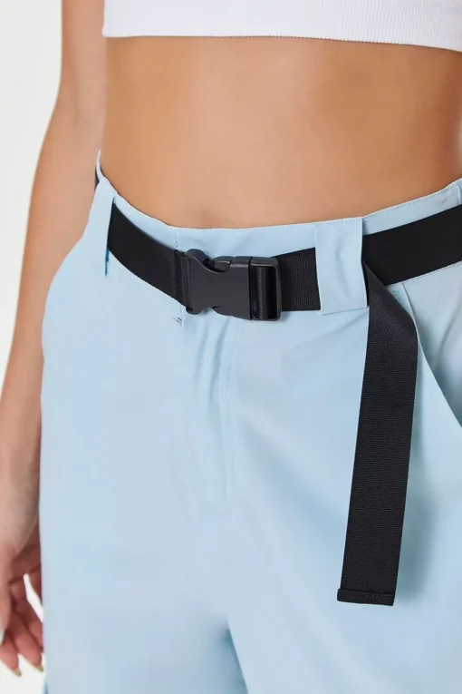 Active Release-Buckle Belted Joggers