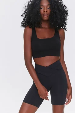 Active Ruched Biker Shorts