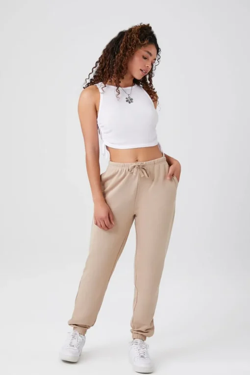 Active Ruched Cropped Tank Top