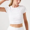 Active Ruched Cropped Tee