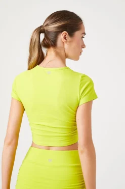 Active Ruched Cropped Tee