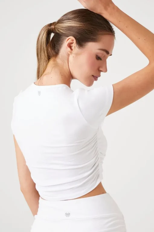 Active Ruched Cropped Tee