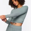 Active Ruched Drawstring Crop Top