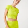Active Ruched Mini Skirt