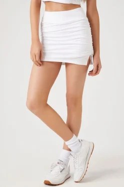 Active Ruched Mini Skirt