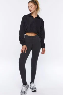 Active Ruched-Sleeve Windbreaker