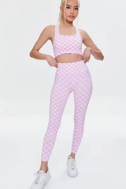 Active Seamless Checkered Leggings