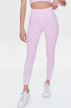 Active Seamless Checkered Leggings