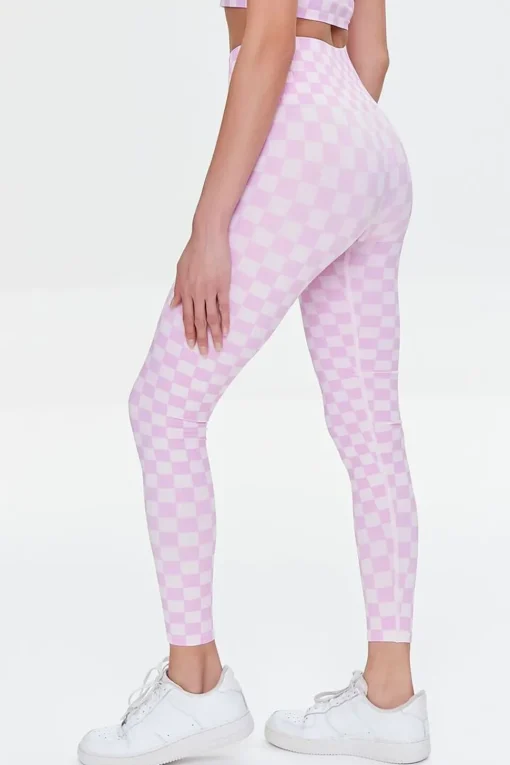 Active Seamless Checkered Leggings