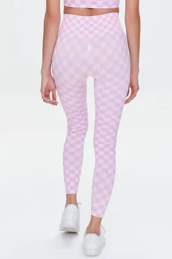 Active Seamless Checkered Leggings