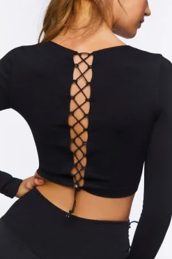 Active Seamless Crisscross Crop Top