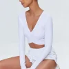Active Seamless Crisscross Crop Top