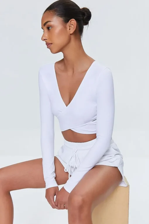 Active Seamless Crisscross Crop Top