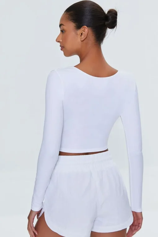 Active Seamless Crisscross Crop Top